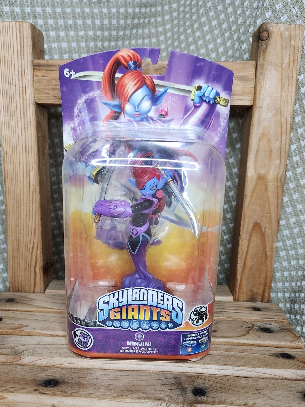 Skylanders Giants Ninjini Purple Action Figure - Collectible Game Toy